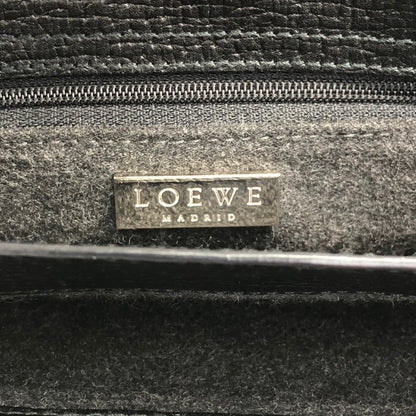 LOEWE Logo Handbag Totebag Black Vintage at6yjt