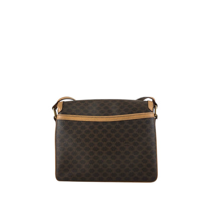 CELINE Macadam Horse Bit Shoulder bag Brown Vintage jdj37k