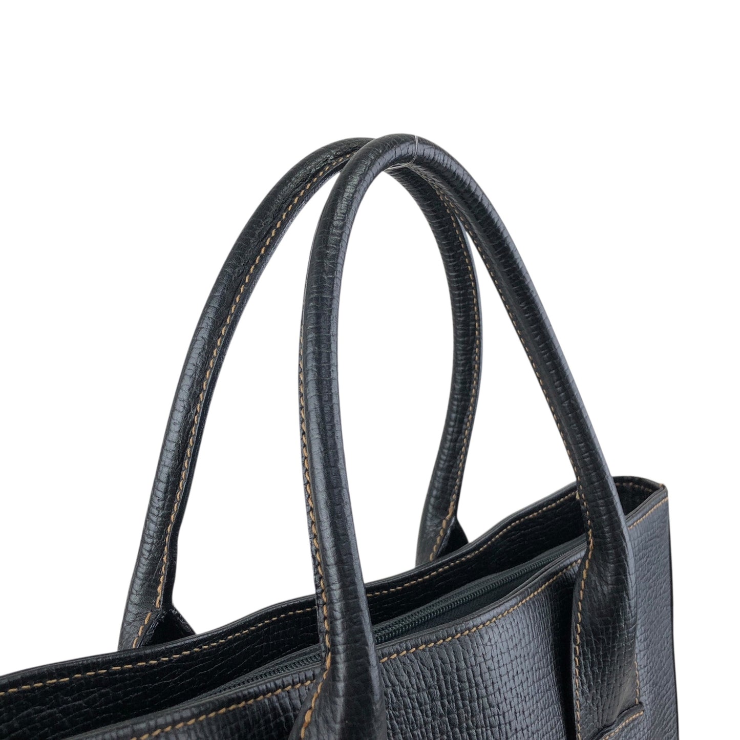 LOEWE Logo Embossed Totebag Black Vintage 5gfxms