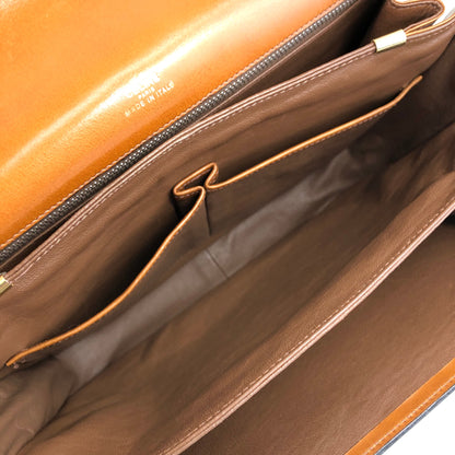 CELINE Triomphe Shoulder bag Camel Vintage jujrbn