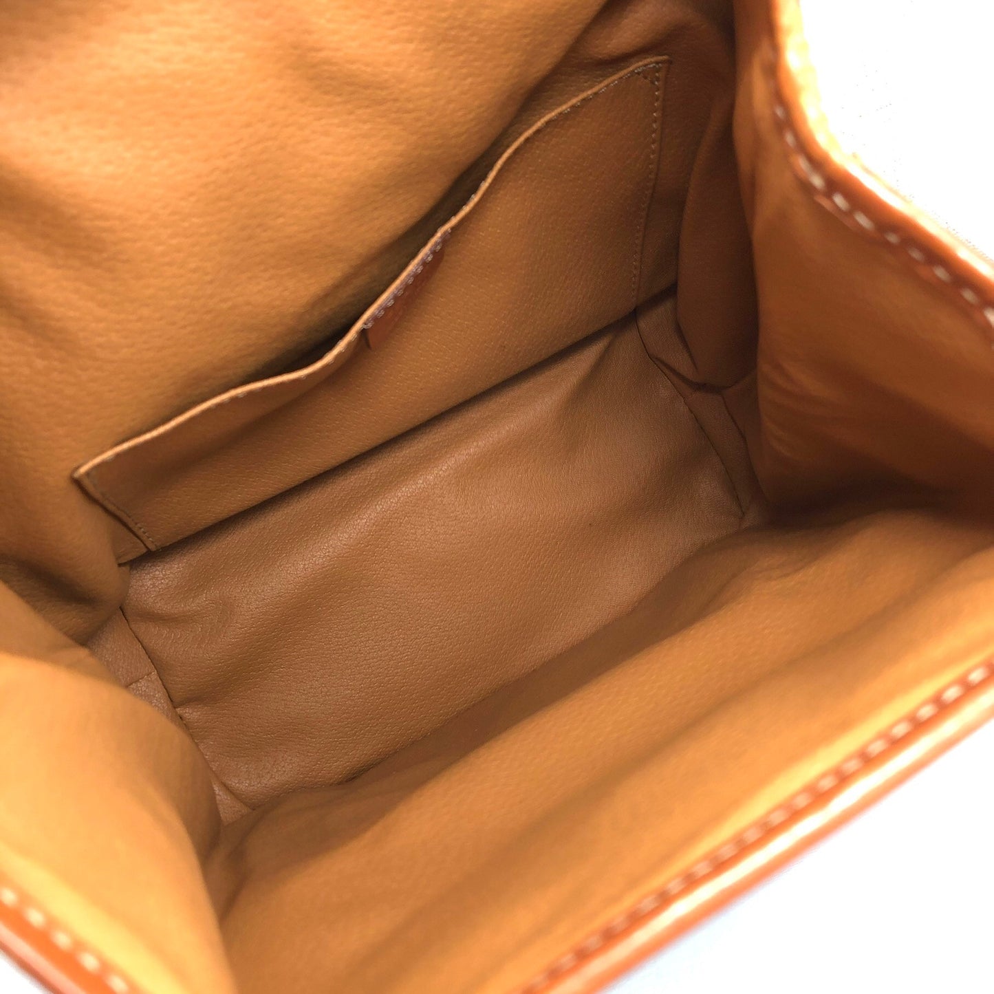 CELINE Macadam 圓形標誌吊飾背包棕色復古 idh7rg