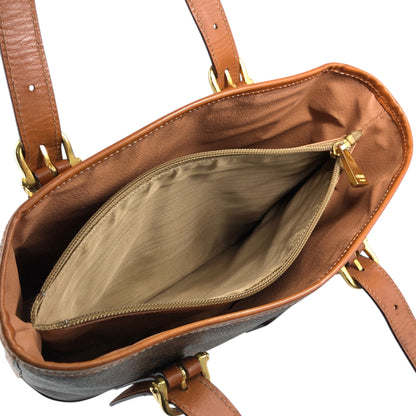 CELINE Macadam Blason Totebag Brown Vintage wfn3fv