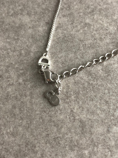 Christian Dior Cross Necklace Silver Vintage rxbzag