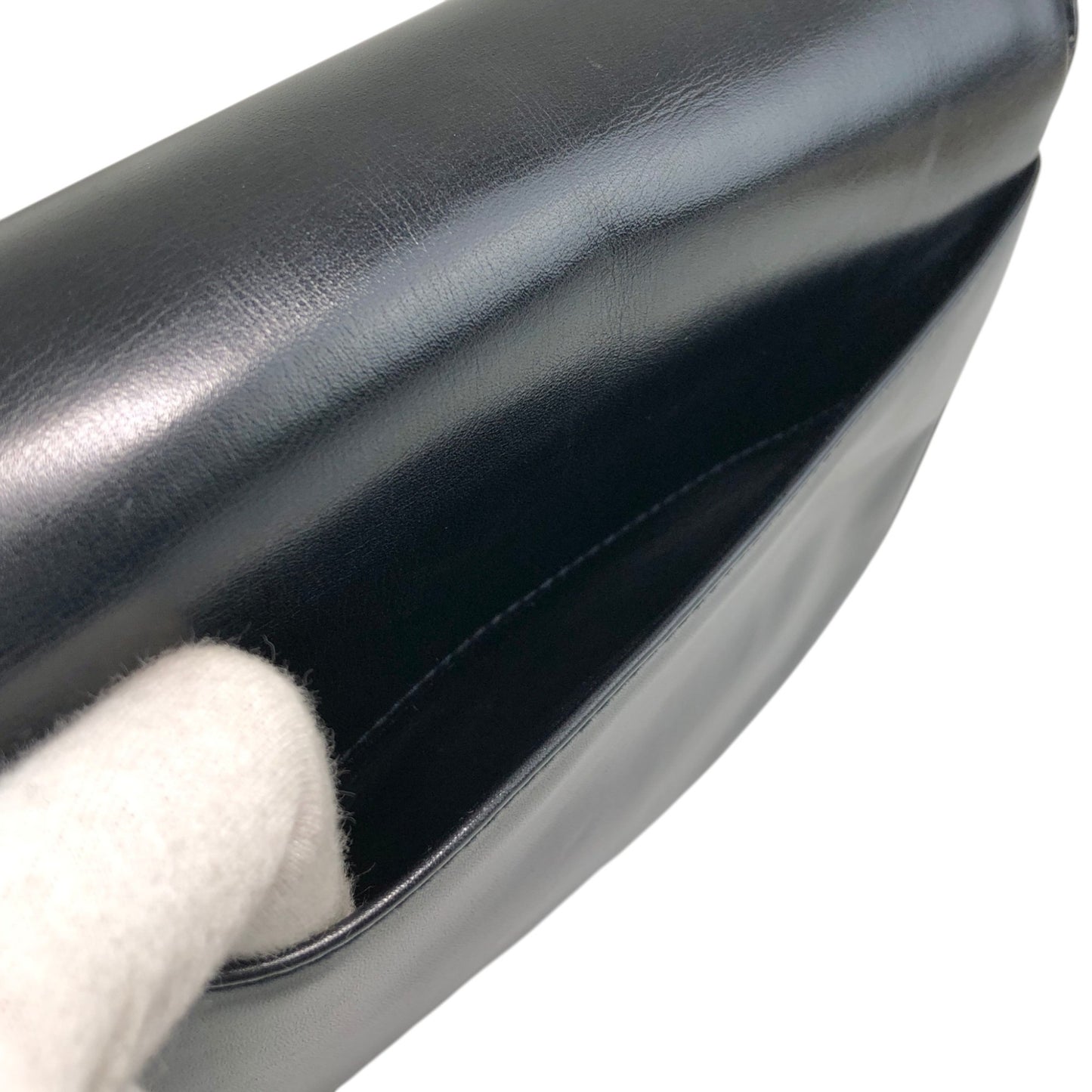 CELINE Triomphe Shoulder bag Black Vintage igefky