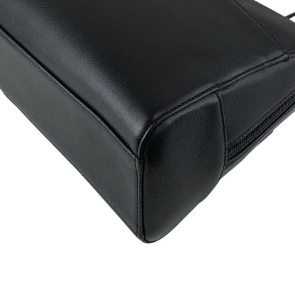 BURBERRY Logo Totebag Black Vintage y6x2fb