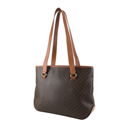 CELINE Macadam Totebag Brown Vintage iticcu