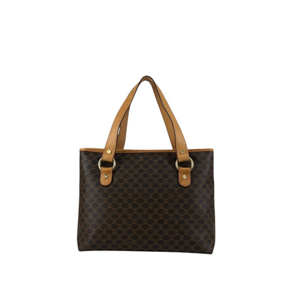 CELINE Macadam Handbag Totebag Brown Vintage v7jdmm