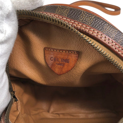 CELINE Macadam Shoulder bag Brown Vintage zhsca6