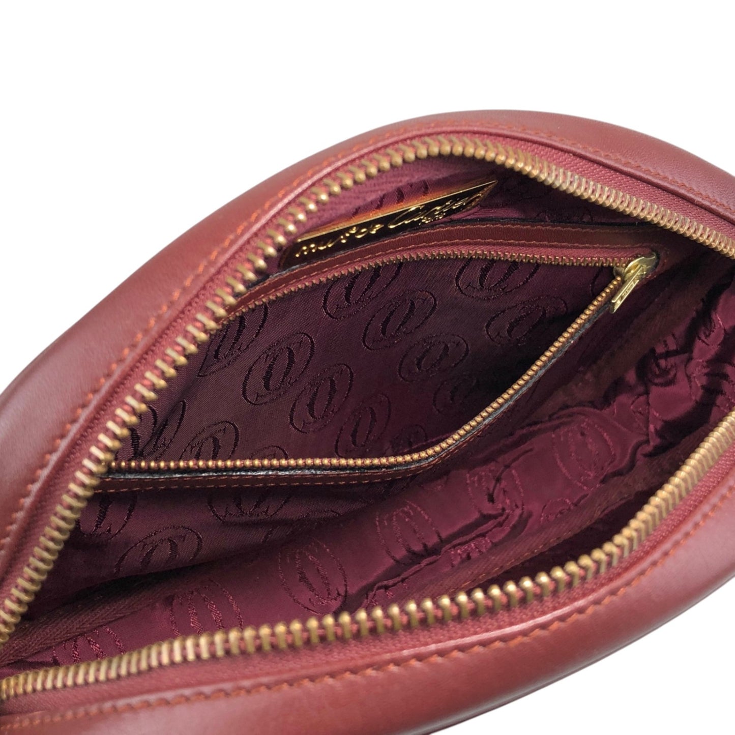 Cartier Logo Shoulder bag Bordeaux Vintage vfnedy