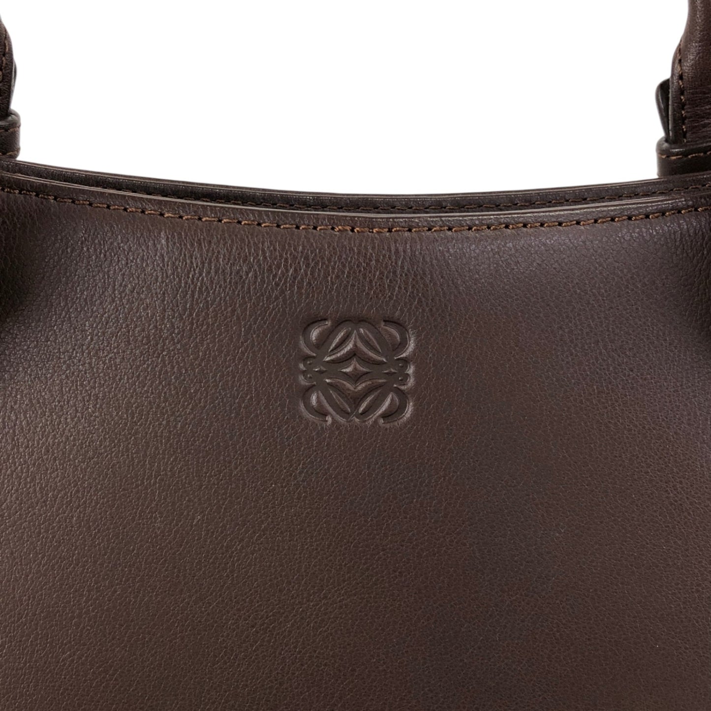 LOEWE Anagram Handbag Totebag Brown Vintage sr6m4v
