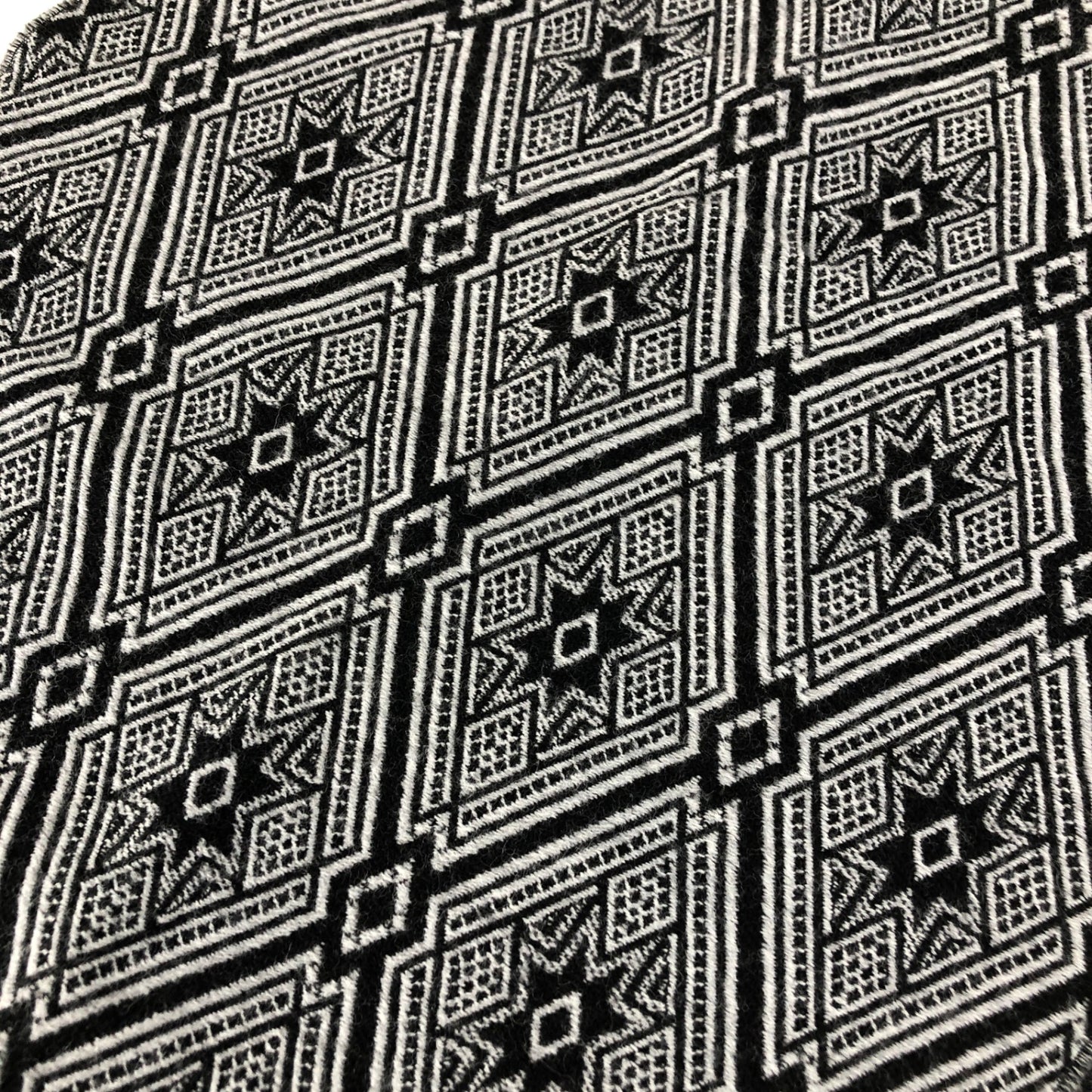 Yves Saint Laurent YSL Logo Scarf Black Vintage wswp3z