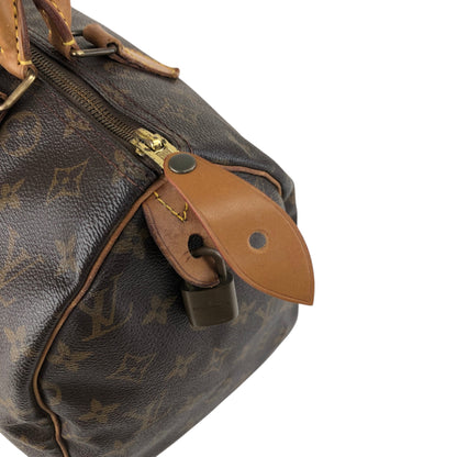 LOUIS VUITTON Monogram Small Boston bag Handbag Brown Vintage jm4cx4