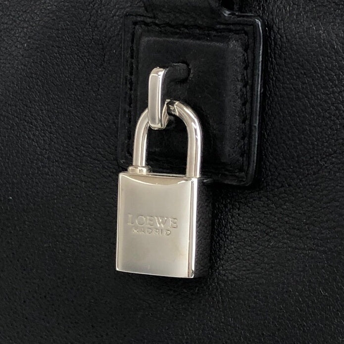 LOEWE Amazona36 Anagram 手提包 波士頓包 黑色 復古 rgigfv