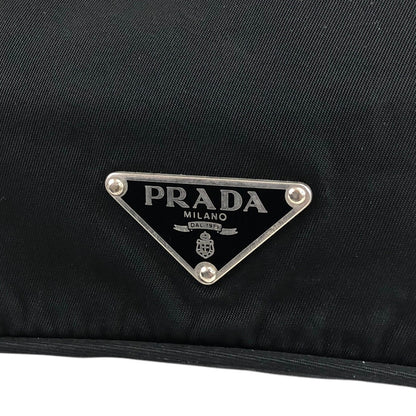 PRADA Triangle Logo Small Handbag Hobobag Black Vintage cd6tum