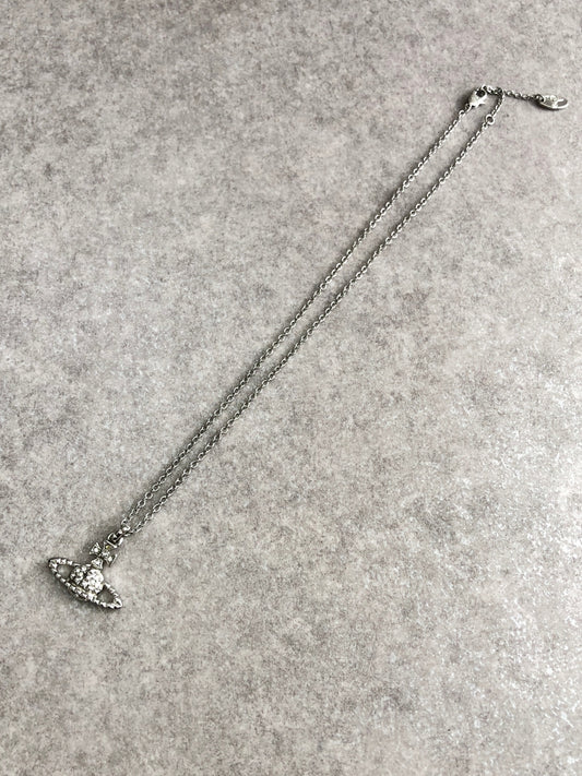 Vivienne Westwood Necklace Silver 169164 Vintage yb3aig