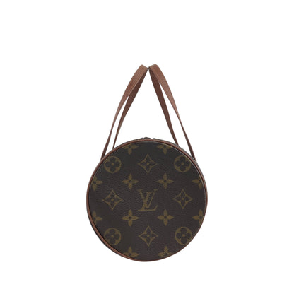 LOUIS VUITTON Monogram Handbag Brown Vintage s8bvhc