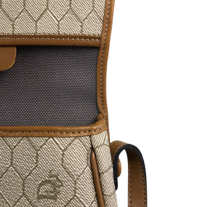 Christian Dior Honeycomb Pattern Small  Shoulder bag Beige Vintage tumbw8