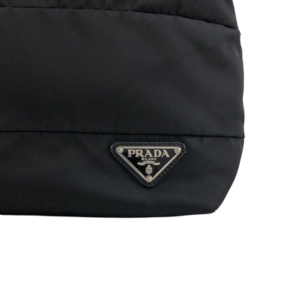 PRADA Triangle Logo Two-way Handbag Shoulder bag Black Vintage 2dea8w