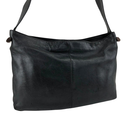 LOEWE Logo Shoulder bag Hobobag Black Vintage nj2ii2