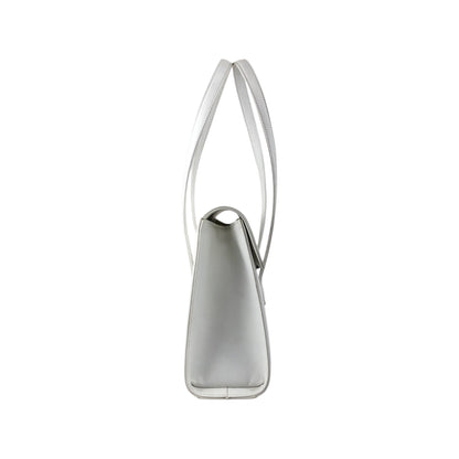 VALENTINO GARAVANI Logo Handbag White Vintage rfwnhz