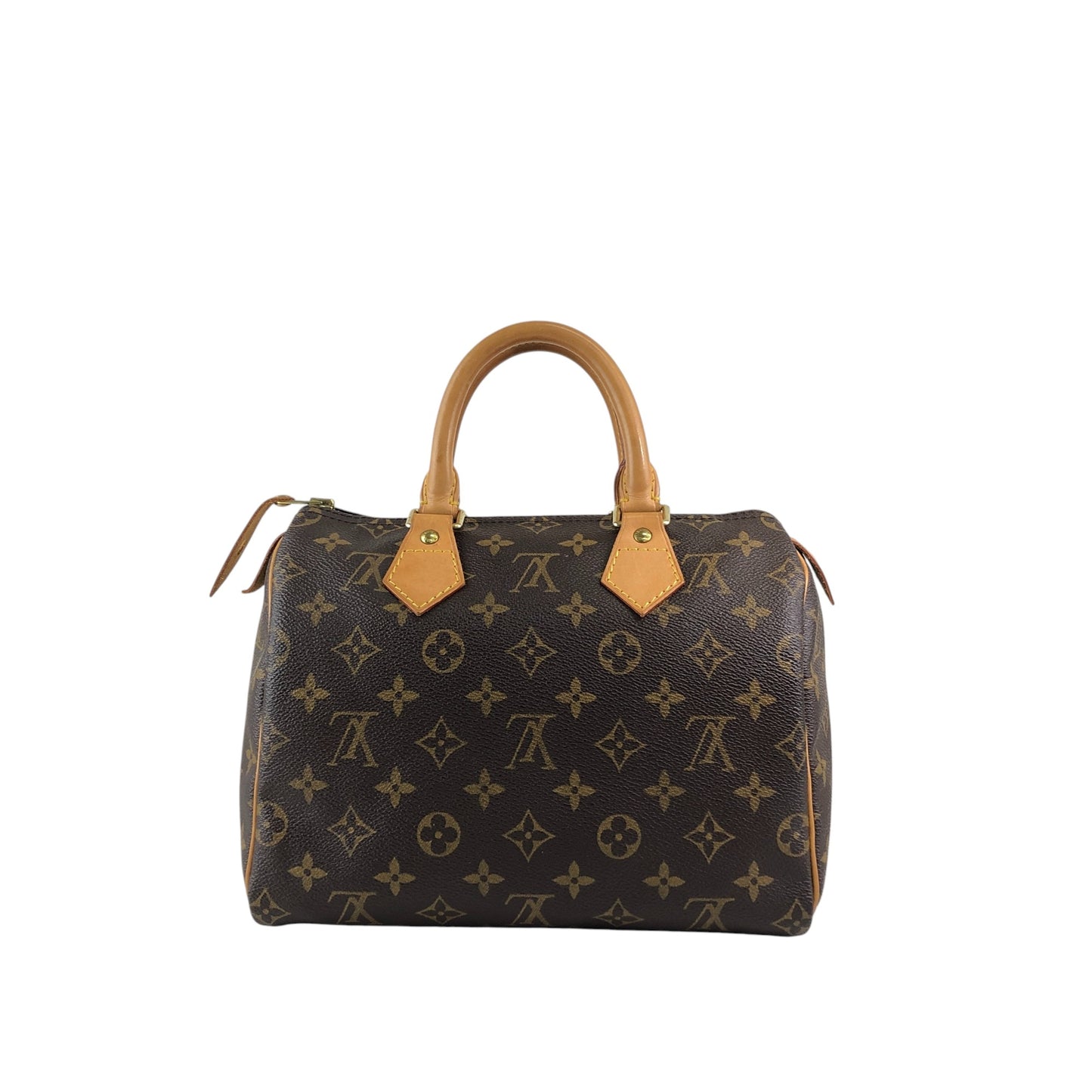 LOUIS VUITTON Monogram Handbag Brown Vintage vbsmgd