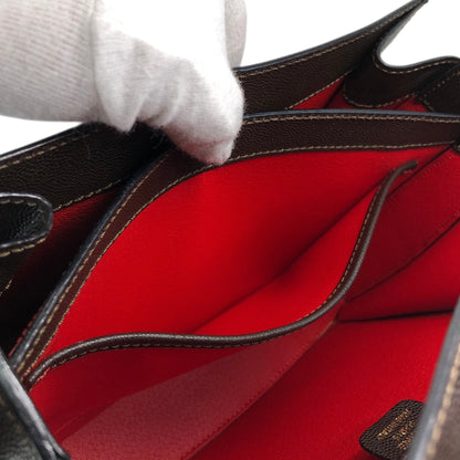 CELINE Gancini Handbag Brown Vintage jnvpdi