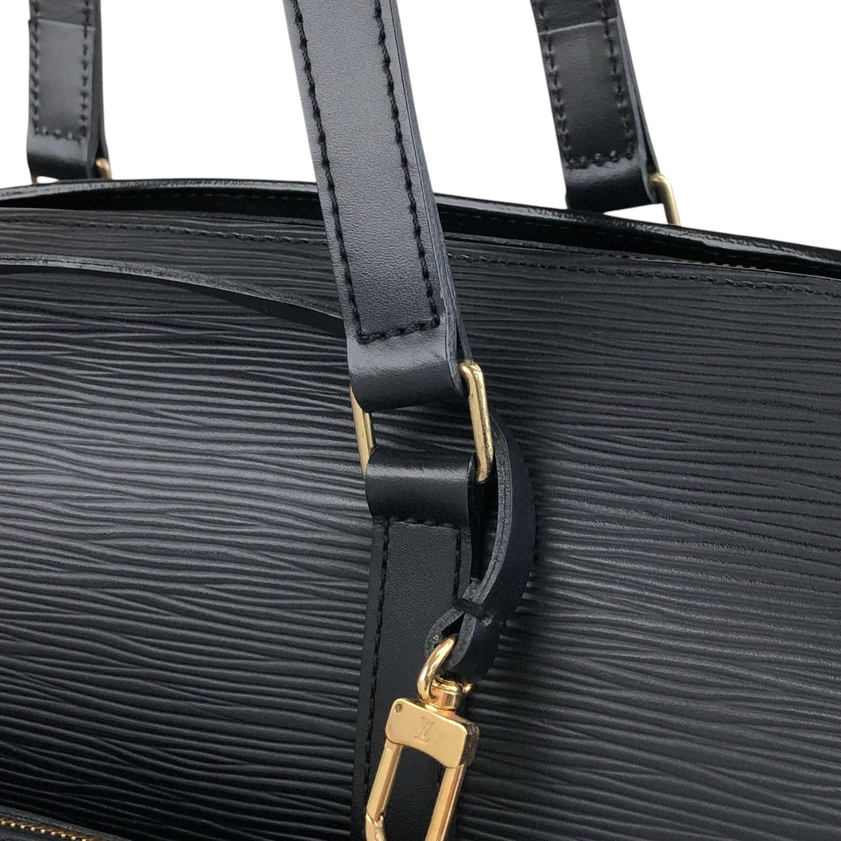 LOUIS VUITTON Epi Handbag Totebag Black M52222 Vintage uxxrki