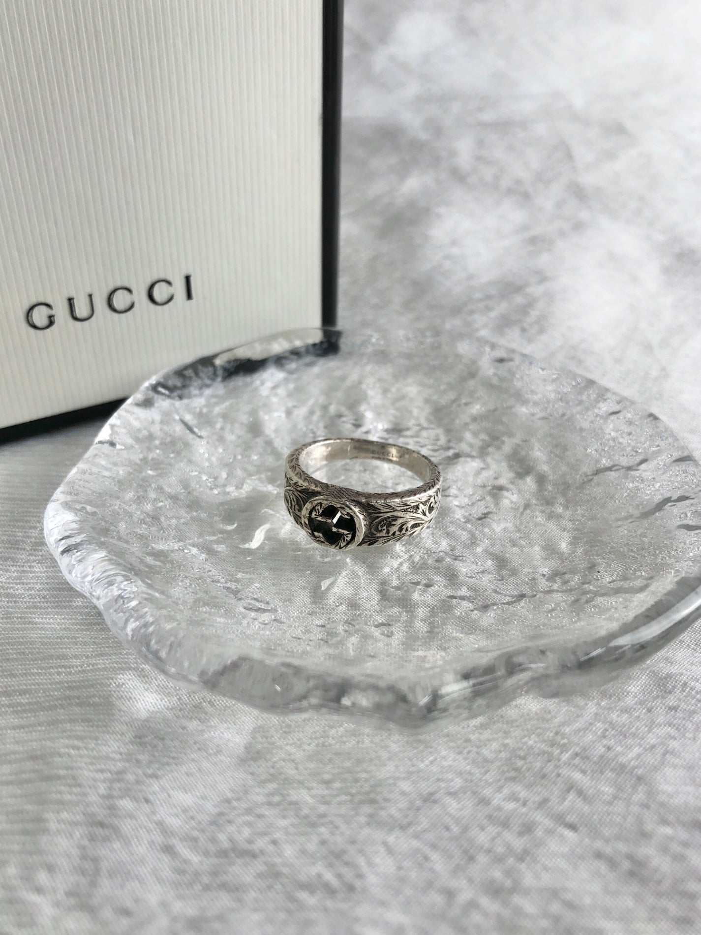 GUCCI Ring Silver Vintage kmf4yh