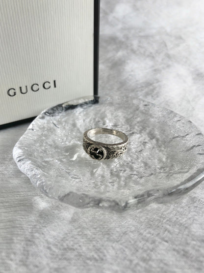 GUCCI Ring Silver Vintage kmf4yh