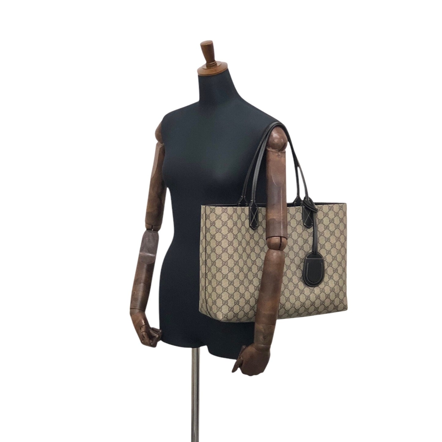 GUCCI GG Pattern Totebag Beige Vintage dset2r