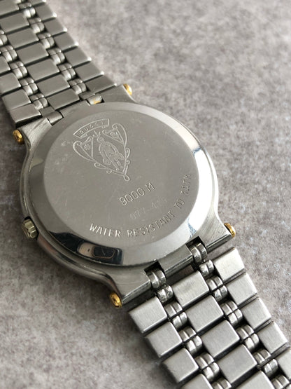 GUCCI Watch Silver 9000M Vintage kyaj5a