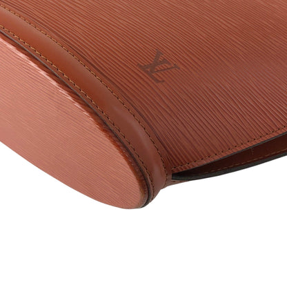 LOUIS VUITTON Epi Handbag Brown Vintage 3yuvfz