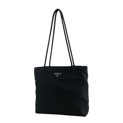 PRADA Tessuto Triangle Logo Totebag Black Vintage 26be6f