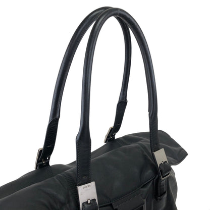 LOEWE Logo Handbag Black Vintage cs6yj7