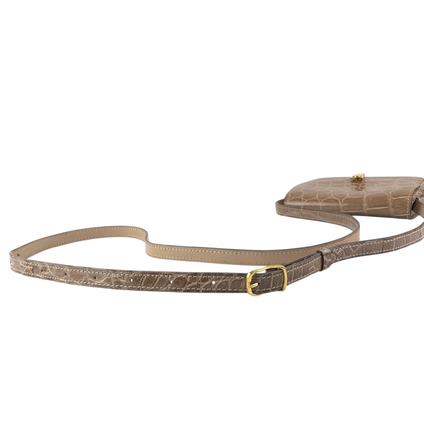 CELINE Blason Shoulder bag Brown Vintage 8xy6kp