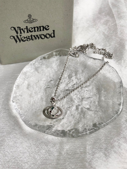 Vivienne Westwood Necklace Silver Vintage 2pmsie