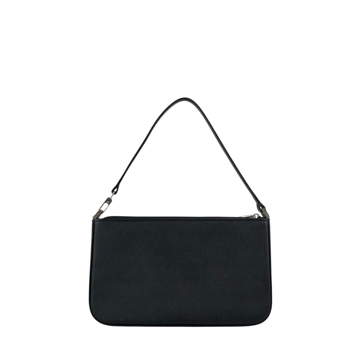 BURBERRY Logo Shoulder bag Black Vintage 6af2tn