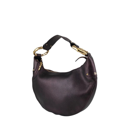 GUCCI Logo Shoulder bag Bordeaux Vintage wjm7n2
