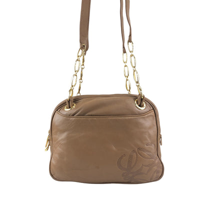 LOEWE Anagram Shoulder bag Brown Vintage 4a627g