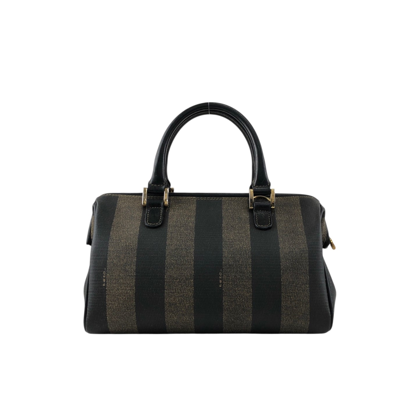 FENDI Pecan Two-way Small Boston bag Shoulder bag Black Vintage ujwz5t