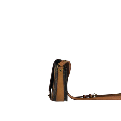 LOUIS VUITTON Monogram Shoulder bag Brown M51254 Vintage g6r5tz
