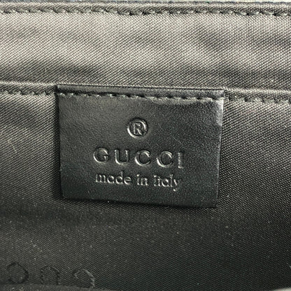 GUCCI Interlocking GG Canvas Shoulder bag Black Vintage 2tc23f