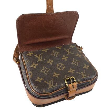 LOUIS VUITTON Monogram Shoulder bag Brown M51254 Vintage g6r5tz