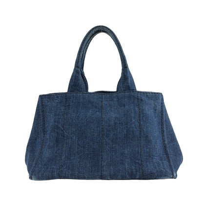 PRADA Canapa Handbag Indigo Vintage  hxdtf6