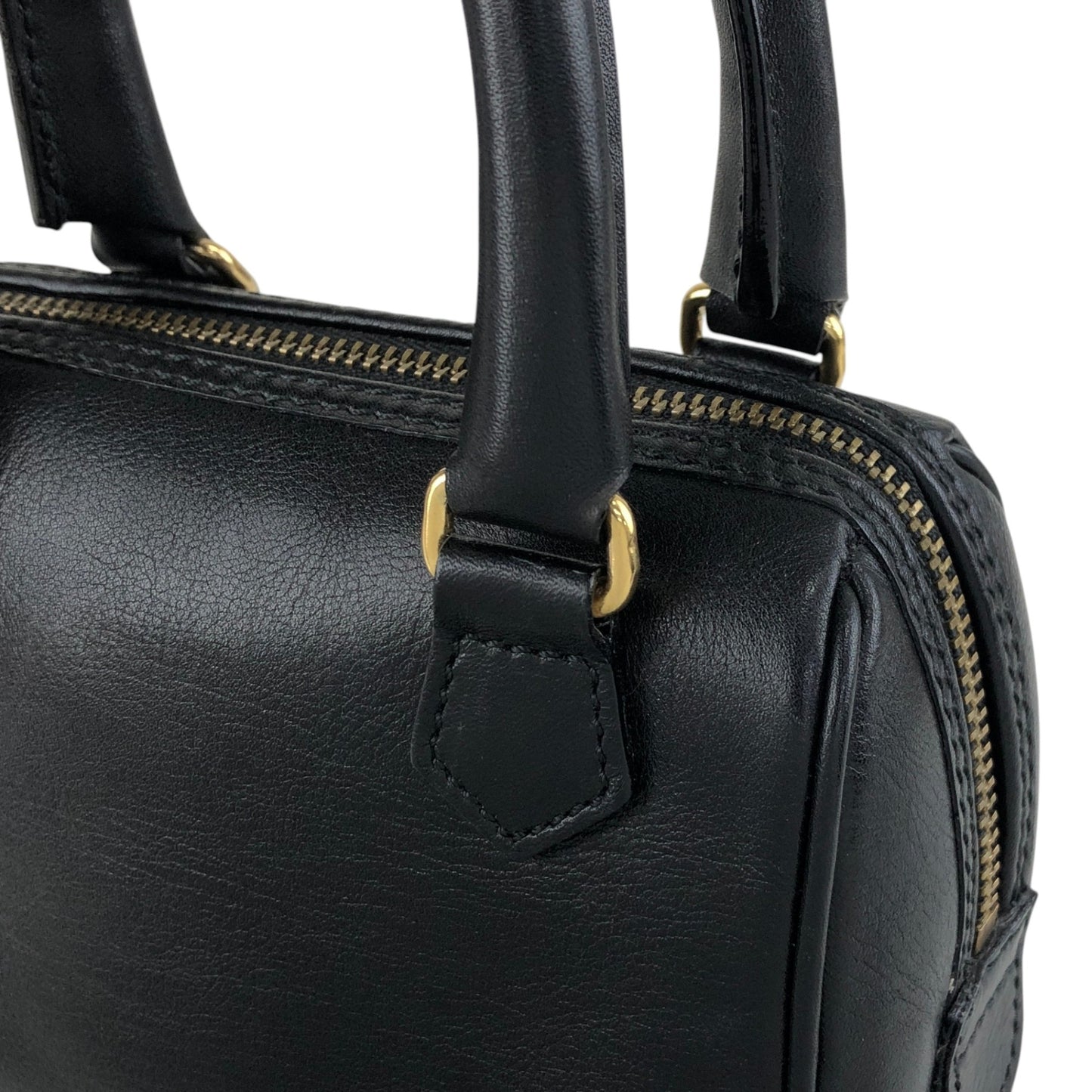 CELINE Two-way Small Boston bag Shoulder bag Black Vintage xd3b63
