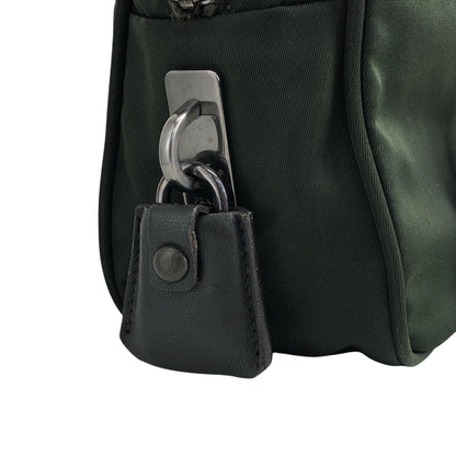 PRADA Tessuto Triangle Logo Padlock Khaki Vintage nxydgr