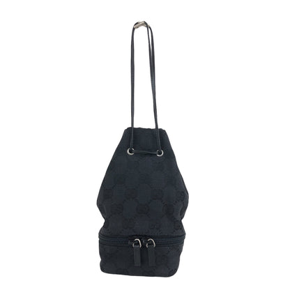 GUCCI GG Canvas Drawstring Small Handbag Black Vintage yxamig