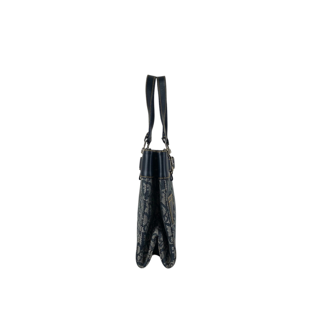 Christian Dior Trotter Handbag Navy Vintage twjy5h