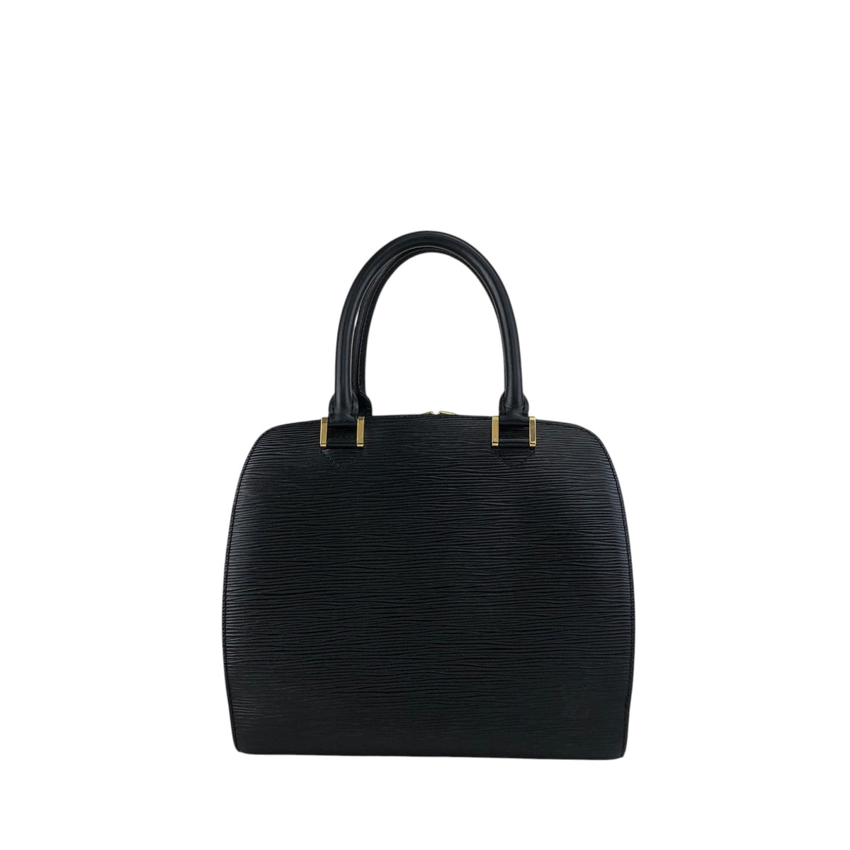 LOUIS VUITTON Epi Handbag Black Vintage dfb7ei