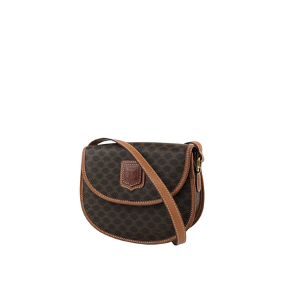 CELINE Macadam Blason Shoulder bag Brown Vintage mdu8r7